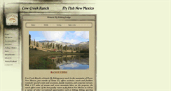 Desktop Screenshot of cowcreekranch.com